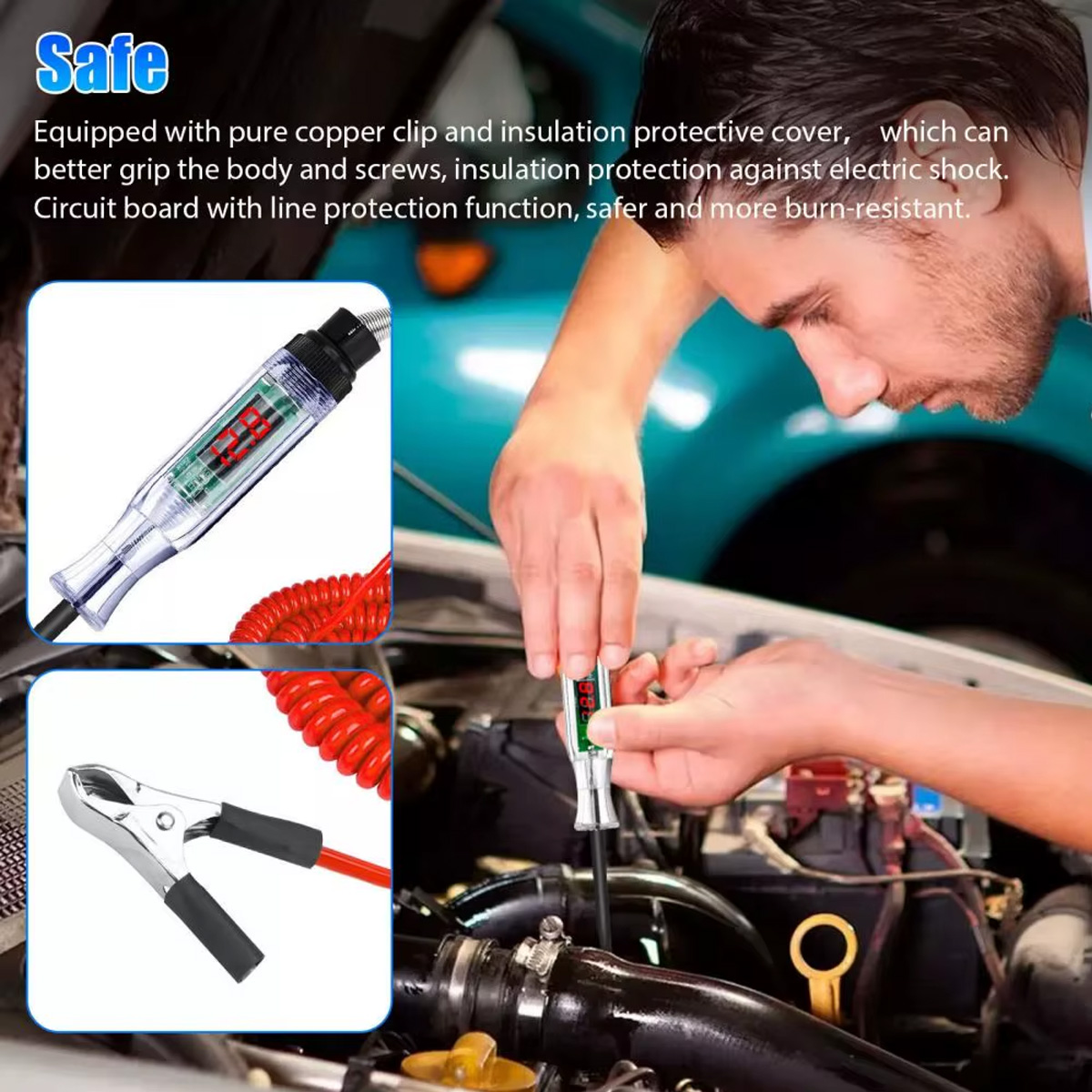 YONGRUN 1PC Automotive Voltage - Car Diagnostic Tool ulasan dan harga