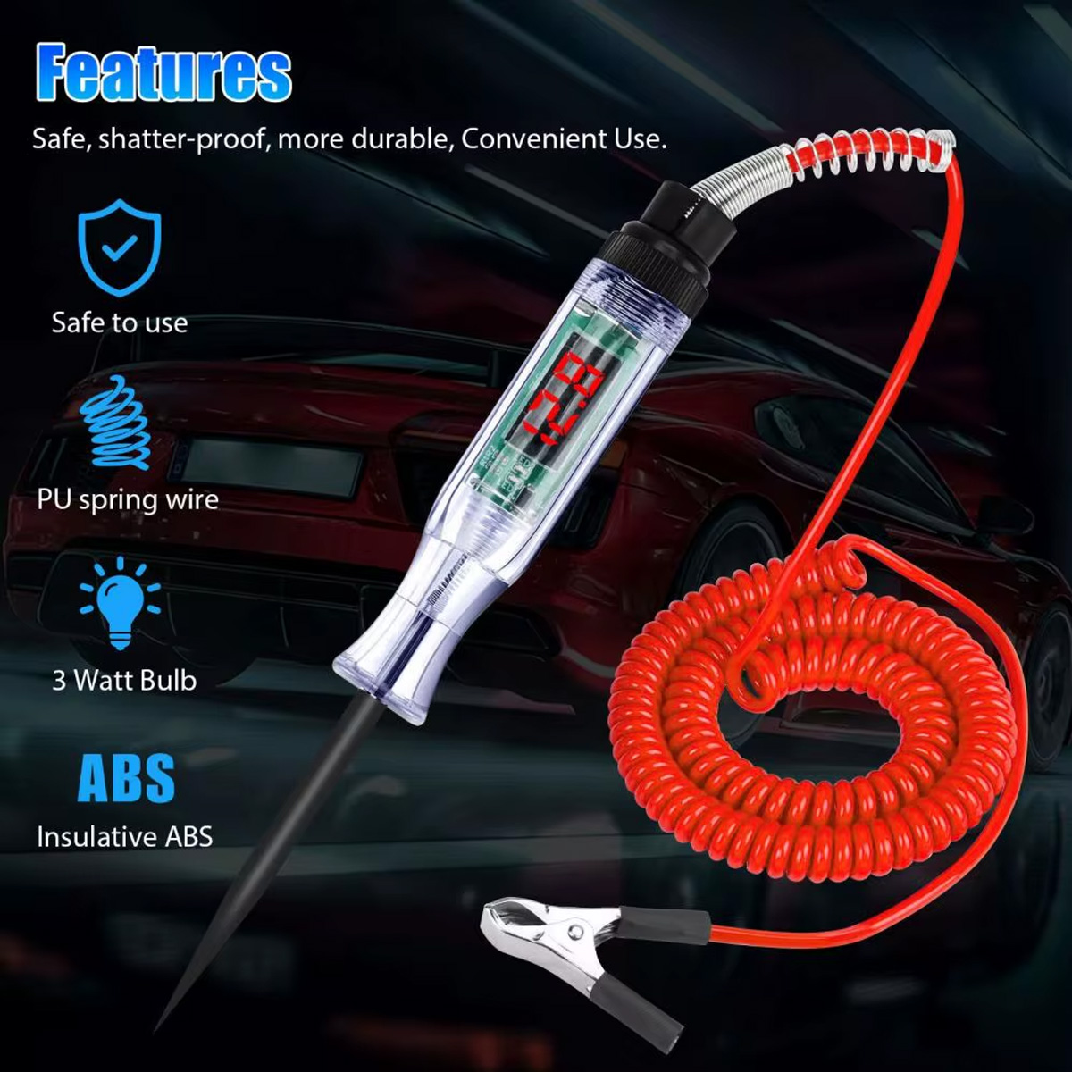 YONGRUN 1PC Automotive Voltage - Car Diagnostic Tool ulasan dan harga