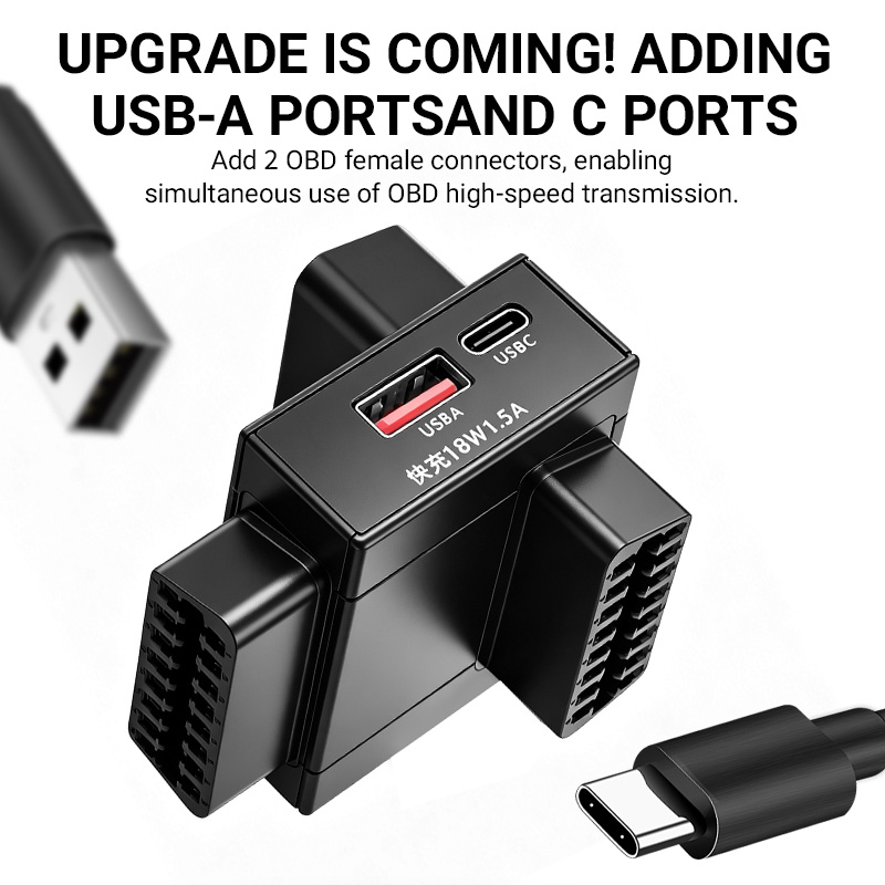OBD2 Splitter Adapter 1 To 2 w - Car Diagnostic Tool ulasan dan harga