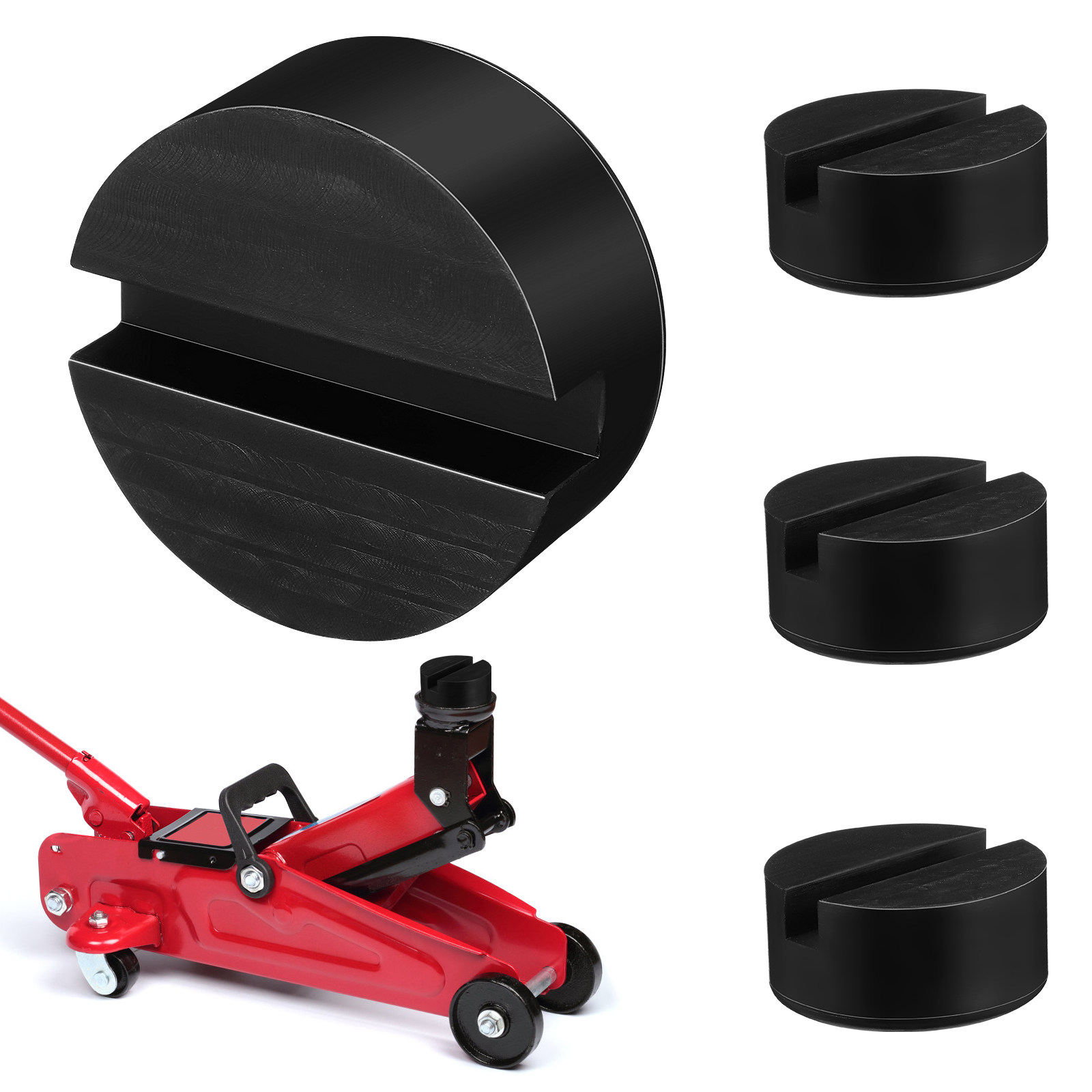 4 Pcs Rubber Blocks Jack Stand - Car Jack ulasan dan harga