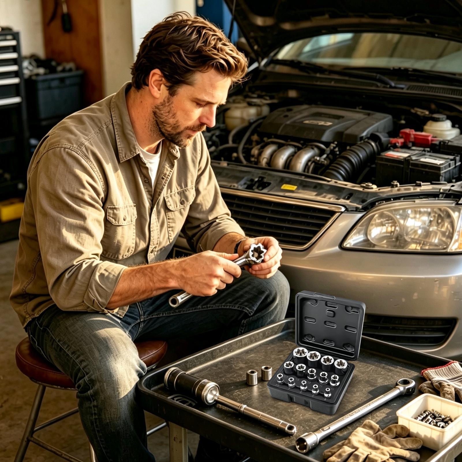 Socket Set Portable Heavy-Duty - Socket Set ulasan dan harga